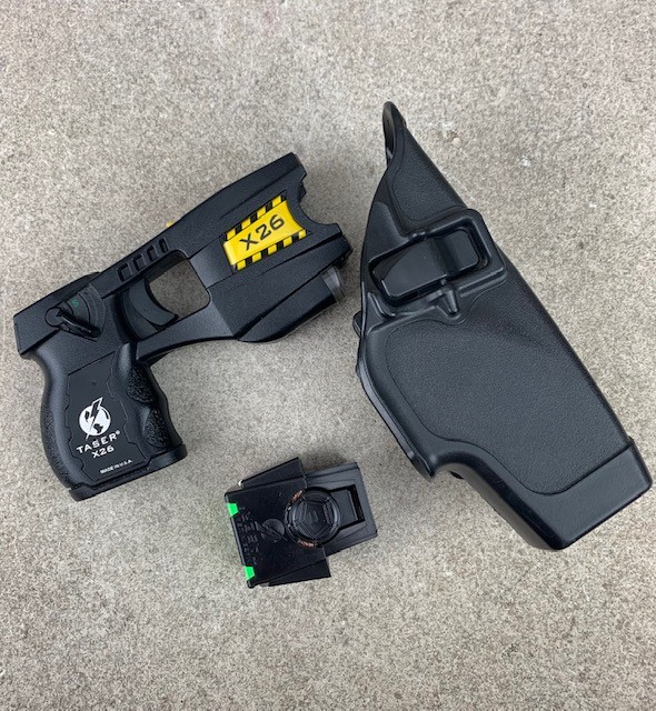 Used X26 Taser, Cartridge Blackhawk Holster Police TradeIn Non