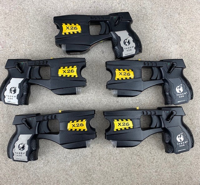 5 Pack Used Taser X26 Stun Gun No Battery Police TradeIn NonLethal